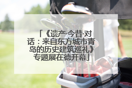 《遗产·今昔·对话：来自东方城市青岛的历史建筑巡礼》专题展在德开幕