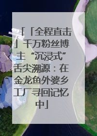 「全程直击」千万粉丝博主“沉浸式”舌尖溯源：在金龙鱼外婆乡工厂寻回记忆中