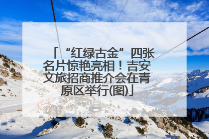 “红绿古金”四张名片惊艳亮相！吉安文旅招商推介会在青原区举行(图)