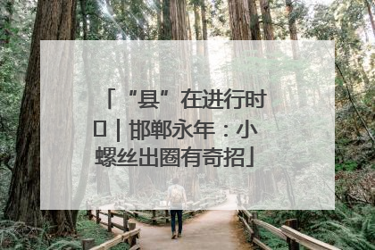 “县”在进行时⑬｜邯郸永年：小螺丝出圈有奇招