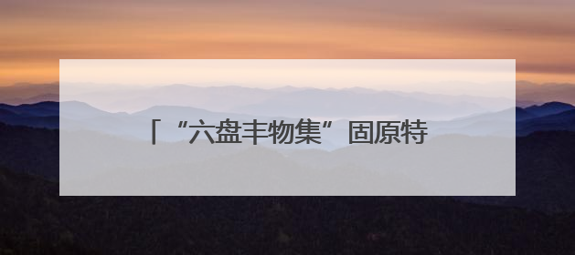 “六盘丰物集”固原特色产品线上销售平台发布 实现24小时内发货