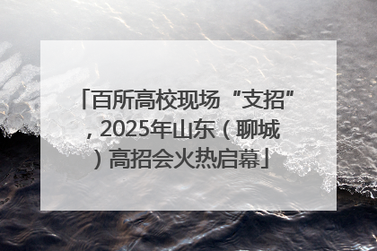 百所高校现场“支招”，2025年山东（聊城）高招会火热启幕
