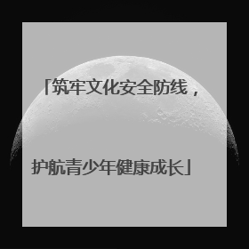 筑牢文化安全防线，护航青少年健康成长