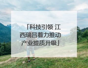 科技引领 江西瑞昌着力推动产业提质升级