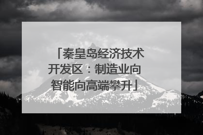 秦皇岛经济技术开发区：制造业向智能向高端攀升