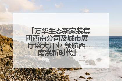 万华生态新家装集团西南公司及城市展厅盛大开业 领航西南焕新时代