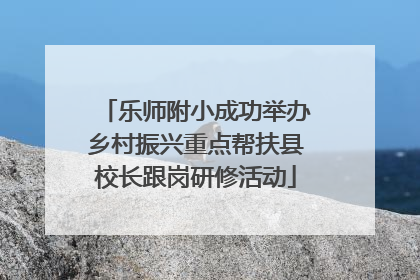 乐师附小成功举办乡村振兴重点帮扶县校长跟岗研修活动