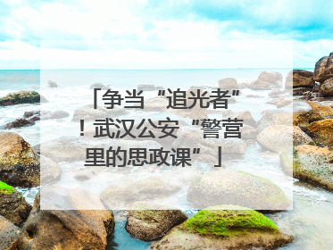 争当“追光者”！武汉公安“警营里的思政课”