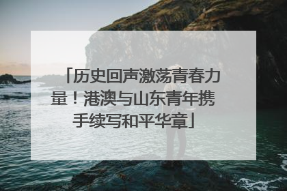 历史回声激荡青春力量！港澳与山东青年携手续写和平华章