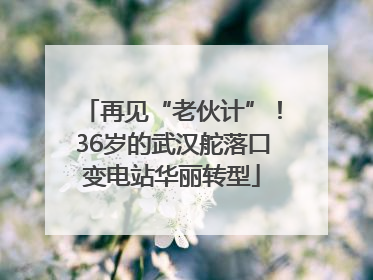 再见“老伙计”！36岁的武汉舵落口变电站华丽转型