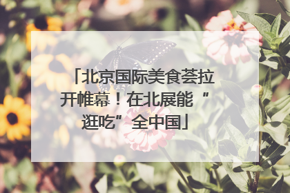 北京国际美食荟拉开帷幕！在北展能“逛吃”全中国