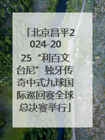 北京昌平2024-2025“利百文台尼”独牙传奇中式九球国际巡回赛全球总决赛举行