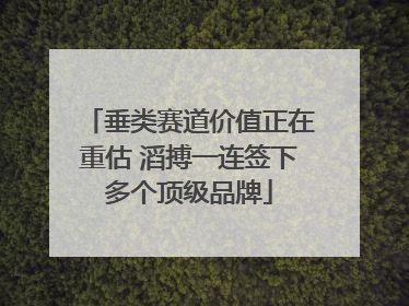 垂类赛道价值正在重估 滔搏一连签下多个顶级品牌