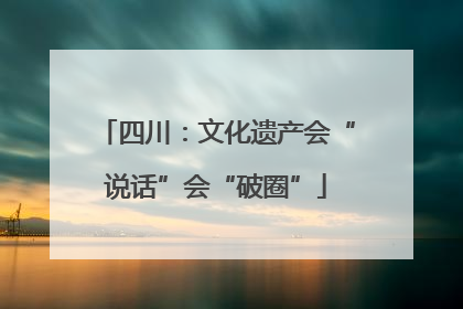 四川：文化遗产会“说话”会“破圈”