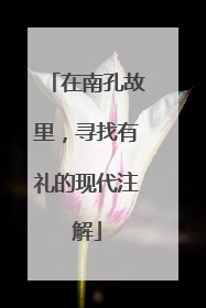 在南孔故里，寻找有礼的现代注解
