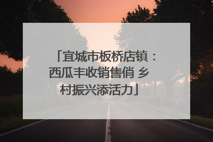 宜城市板桥店镇：西瓜丰收销售俏 乡村振兴添活力