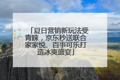 夏日营销新玩法受青睐，京东秒送联合家家悦、百事可乐打造冰爽盛宴