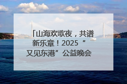 山海欢歌夜，共谱新乐章！2025“又见东港”公益晚会奏响文旅强音
