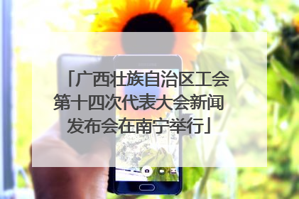 广西壮族自治区工会第十四次代表大会新闻发布会在南宁举行