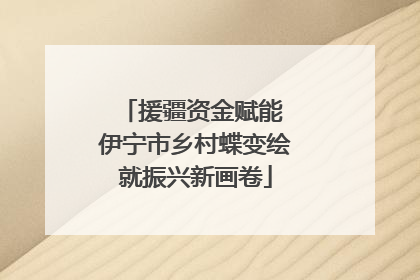 援疆资金赋能 伊宁市乡村蝶变绘就振兴新画卷