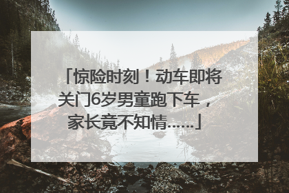 惊险时刻！动车即将关门6岁男童跑下车，家长竟不知情……