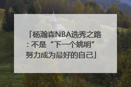杨瀚森NBA选秀之路：不是“下一个姚明” 努力成为最好的自己
