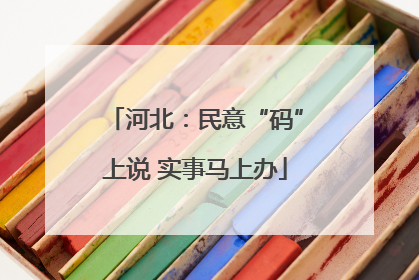 河北：民意“码”上说 实事马上办