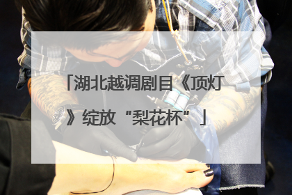 湖北越调剧目《顶灯》绽放“梨花杯”
