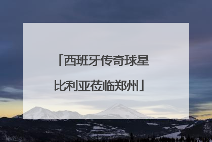 西班牙传奇球星 比利亚莅临郑州