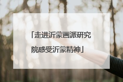 走进沂蒙画派研究院感受沂蒙精神