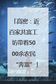 高密：近百家共富工坊带着5000余农民“奔富”