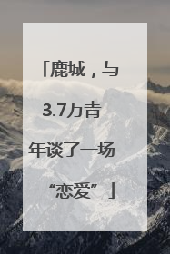 鹿城，与3.7万青年谈了一场“恋爱”