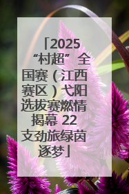 2025“村超”全国赛（江西赛区）弋阳选拔赛燃情揭幕 22支劲旅绿茵逐梦
